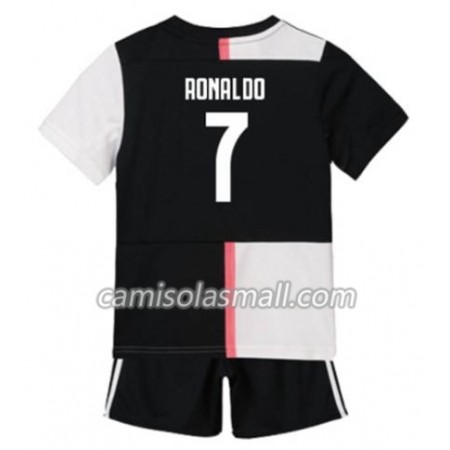 Camisolas Criança Juventus Cristiano Ronaldo 7 1º Equipamento Principal 2019-2020